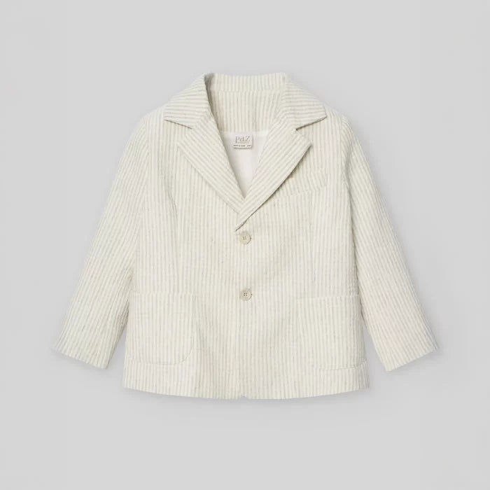 BLAZER RALLAS CRUDO VAPOR "CEREMONIA" NIÑO DE 12M-6 AÑOS