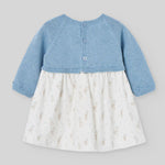 VESTIDO PUNTO TELA AZUL RIVERA "KOALA"