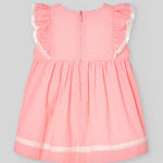 VESTIDO ROSA CHICLE NIÑA DE 12M-3 AÑOS CEREMONIA