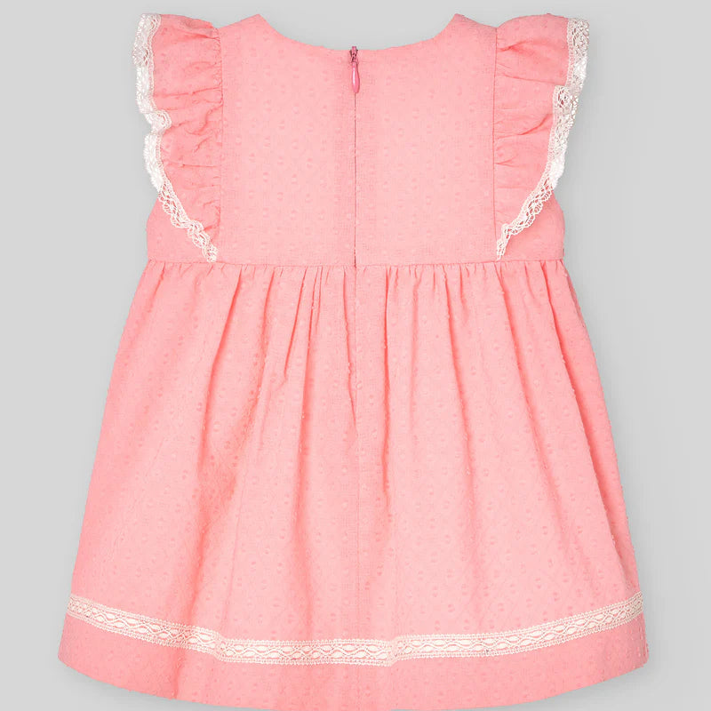 VESTIDO ROSA CHICLE NIÑA DE 12M-3 AÑOS CEREMONIA