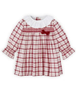 VESTIDO CUADROS NAVIDEÑO "ACEBO"