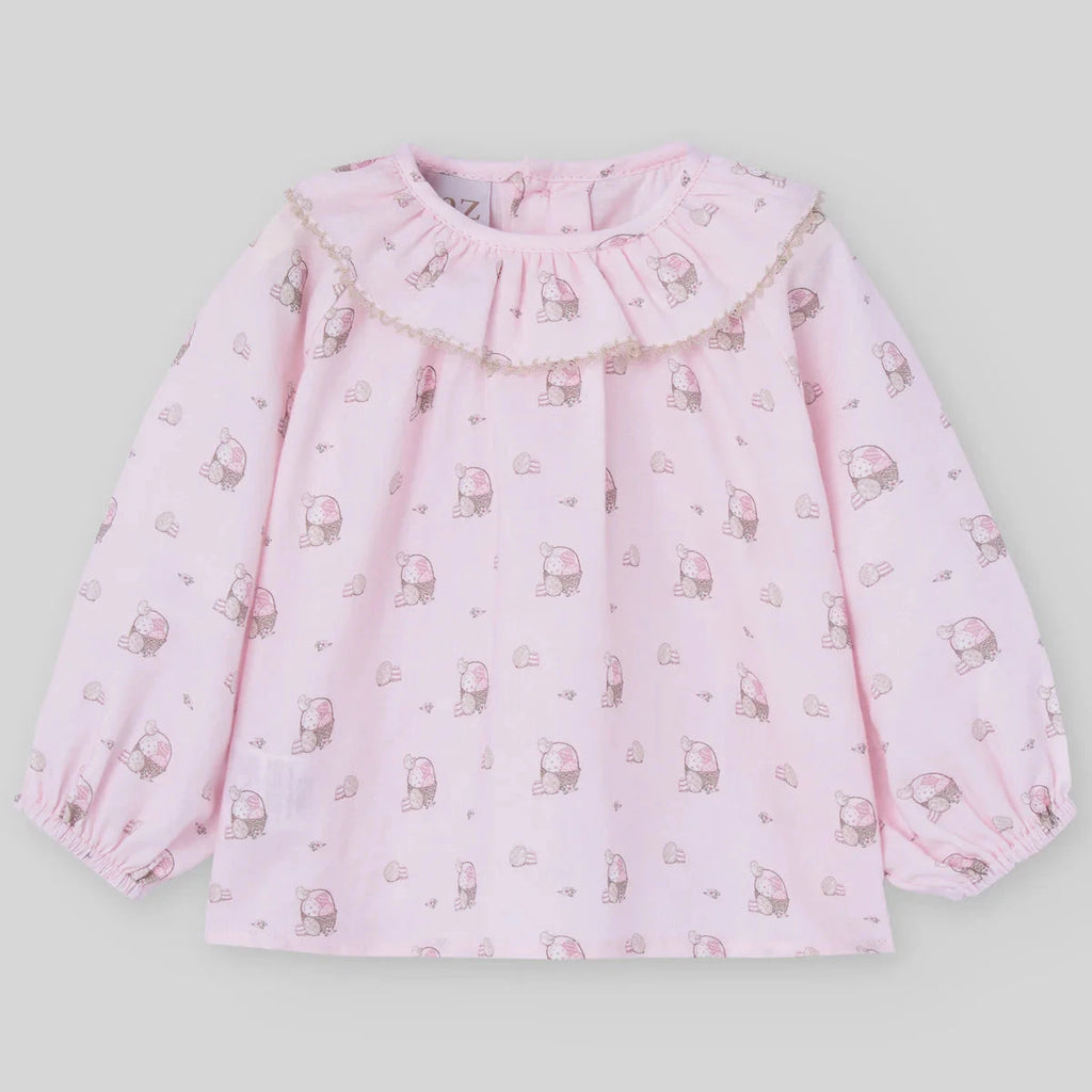 CONJUNTO BLUSA C/CALZON A JUEGO ROSA " PASCUA"