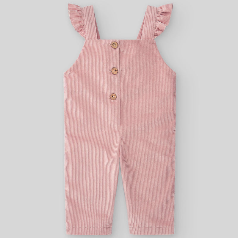 PETO PANA ROSA PALO CON BLUSA AZUL PLOMO FLORES DE 12M A 6 AÑOS BOHEMIA