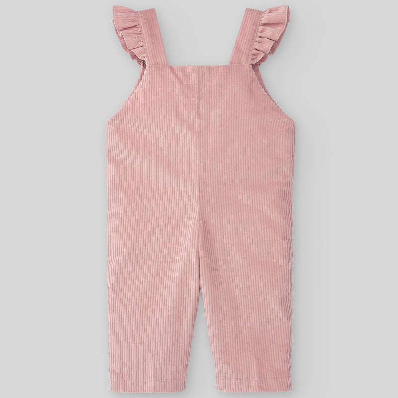 PETO PANA ROSA PALO CON BLUSA AZUL PLOMO FLORES DE 12M A 6 AÑOS BOHEMIA