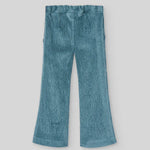 CONJUNTO SUETER VERDE PINO CON PANTALON PANA  BEIGE “POMPON" NIÑA DE 3-12 AÑOS