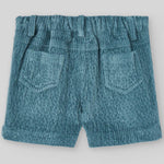 CONJUNTO CAMISA CON BERMUDA PANA VERDE ABETO "POMPON"