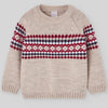 SUETER GRECAS ARENA-ROJO NAVIDEÑO "POMPON" NIÑO