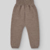 CONJUNTO CONEJO LANA MARRON "POMPON" UNISEX