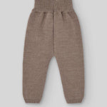CONJUNTO CONEJO LANA MARRON "POMPON" UNISEX