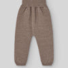 CONJUNTO CONEJO LANA MARRON "POMPON" UNISEX