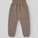CONJUNTO CONEJO LANA MARRON "POMPON" UNISEX
