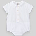 CONJUNTO BODY PESPUNTE CON BERMUDA CUADROS CIRCO BEBE NIÑO DE 6M-24M