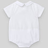 CONJUNTO BODY PESPUNTE CON BERMUDA CUADROS CIRCO BEBE NIÑO DE 6M-24M