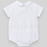 CONJUNTO BODY PESPUNTE CON BERMUDA CUADROS CIRCO BEBE NIÑO DE 6M-24M