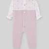 BOMBACHO LARGO PUNTO TELA "ERIZOS" ROSA NIÑA BEBE DE 1-9M
