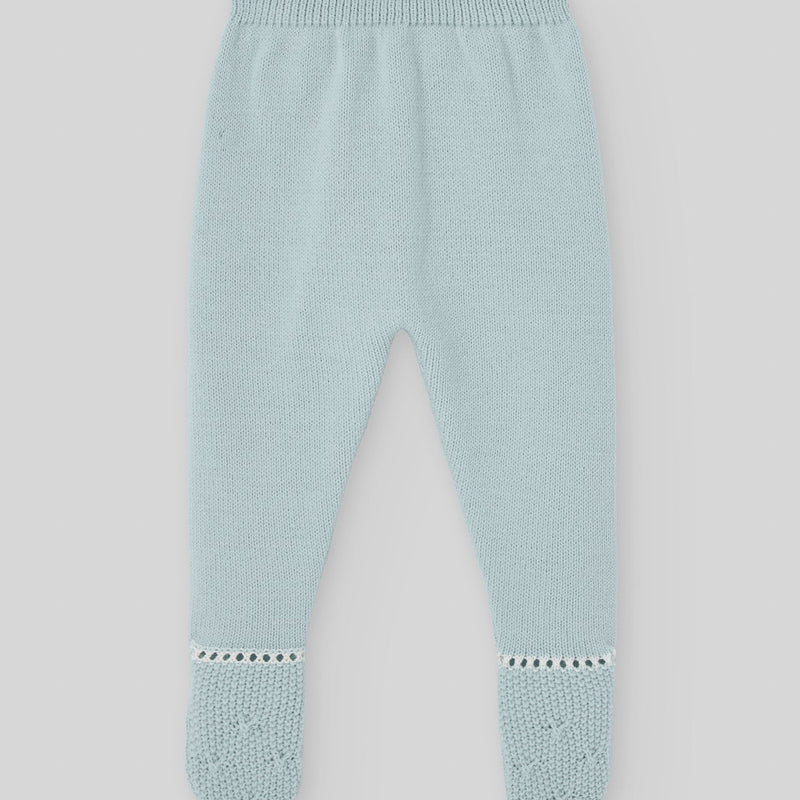 CONJUNTO PUNTO VERDE TIZA NIÑA BEBE "SEMILLA"