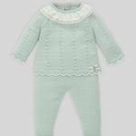 CONJUNTO LANA VERDE PALO"MININO" NIÑA BEBE
