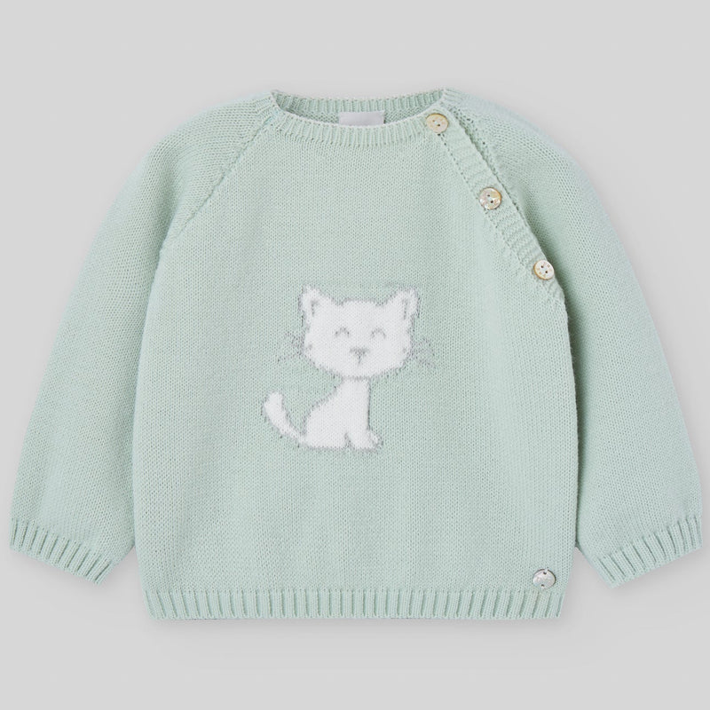 CONJUNTO VERDE AGUA LANA "MININO"