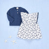 VESTIDO ESTAMPADO CARACOLES "RIAS" NIÑA DE 6M-6 AÑOS