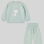 CONJUNTO VERDE AGUA LANA "MININO"