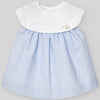 VESTIDO PUNTO TELA CIELO "VENTO" NIÑA BEBE3M-12M