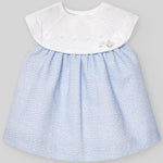 VESTIDO PUNTO TELA CIELO "VENTO" NIÑA BEBE3M-12M