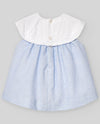 VESTIDO PUNTO TELA CIELO "VENTO" NIÑA BEBE3M-12M