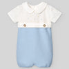 BOMBACHO PUNTO TELA "BICO" AZUL CIELO NIÑO BEBE DE 3M-9M
