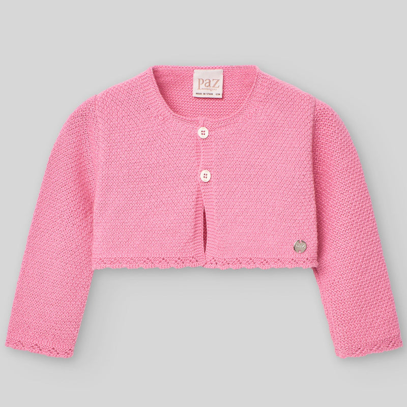 SUETER CORTO ROSA CHICLE "RIAS" NIÑA DE 6M-6 AÑOS