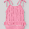 RANITA PUNTO ROSA CHICLE "CLAVEL" NIÑA BEBE DE 3M-12M