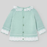 CONJUNTO VERDE AGUA “EIDO” NIÑA BEBE DE 3M-12M