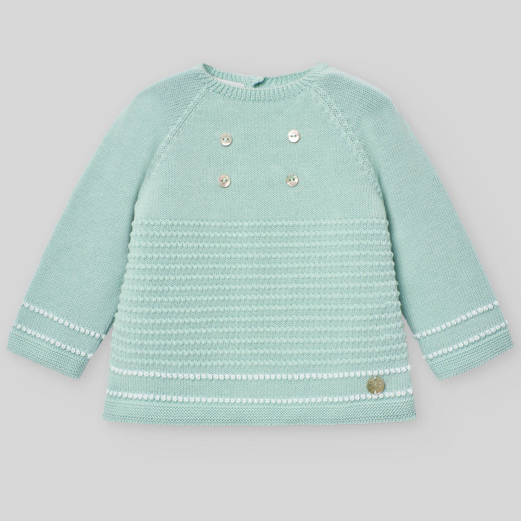 CONJUNTO PUNTO VERDE AGUA "EIDO NIÑO BEBE DE 00M-3M