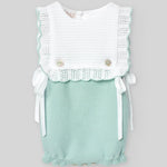 RANITA PUNTO VERDE AGUA "EIDO" NIÑA BEBE DE 3M-9M