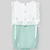 RANITA PUNTO VERDE AGUA "EIDO" NIÑA BEBE DE 3M-9M