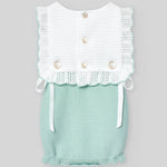 RANITA PUNTO VERDE AGUA "EIDO" NIÑA BEBE DE 3M-9M