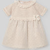 VESTIDO PUNTO TELA PLUMETI NIÑA BEBE DE 6M-18M