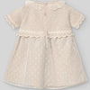 VESTIDO PUNTO TELA PLUMETI NIÑA BEBE DE 6M-18M
