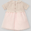 VESTIDO PUNTO TELA PLUMETI NIÑA BEBE DE 6M-18M