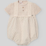 BOMBACHO PUNTO TELA NATURAL -BEIGE "AREA" DE 6M-18M