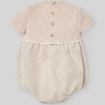 BOMBACHO PUNTO TELA NATURAL -BEIGE "AREA" DE 6M-18M
