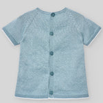 CONJUNTO PUNTO OPALO PANTALON CORTO"SERAN" NIÑO BEBE 1M-6M
