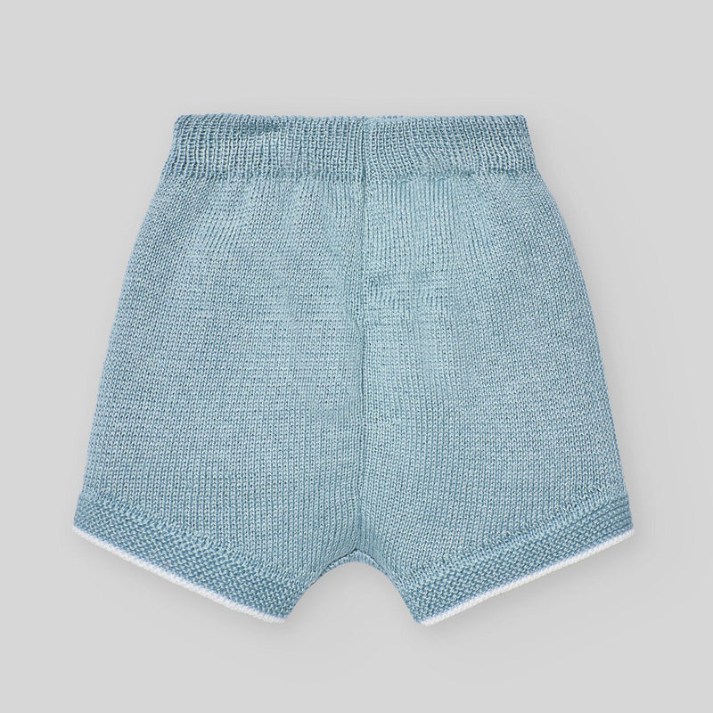CONJUNTO PUNTO OPALO PANTALON CORTO"SERAN" NIÑO BEBE 1M-6M