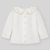 CONJUNTO SUETER CON CUBREPAÑAL PLUMETY "LINO" NIÑA BEBE DE 3M-12M