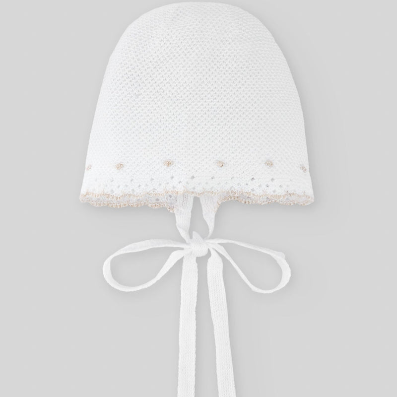 GORRO PUNTO BCO-LINO