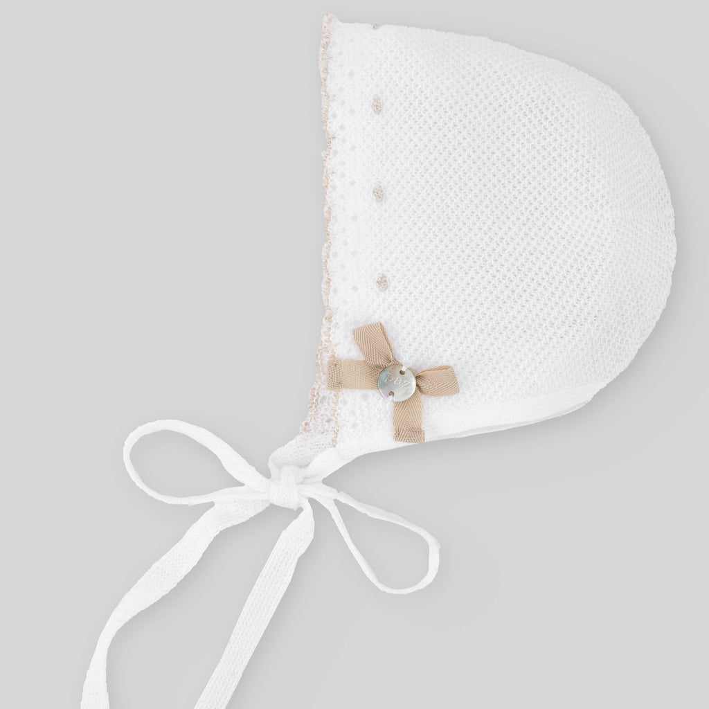 GORRO PUNTO BCO-LINO