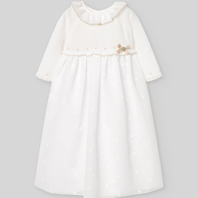FALDON PUNTO TELA UNISEX "LINO" BCO-LINO 6M -12M