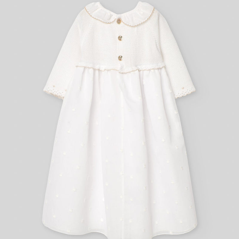 FALDON PUNTO TELA UNISEX "LINO" BCO-LINO 6M -12M