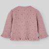 SUETER LARGO ALGODON CASHMERE "QUINTA" ROSA BALLET
