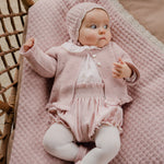 SUETER LARGO ALGODON CASHMERE "QUINTA" ROSA BALLET