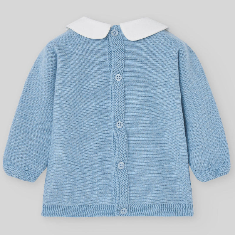 CONJUNTO ALGODON CASHEMERE "KOALA" AZUL RIVERA NIÑO BEBE